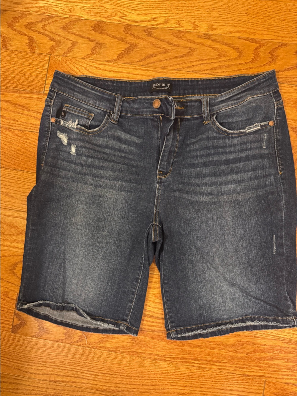 Judy Blue Dark Blue Bermuda Shorts
